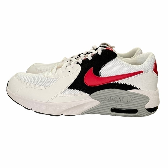 Nike Air Max Excee White University Red Sneakers Youth 7 / Women’s 8.5 - Picture 2 of 6